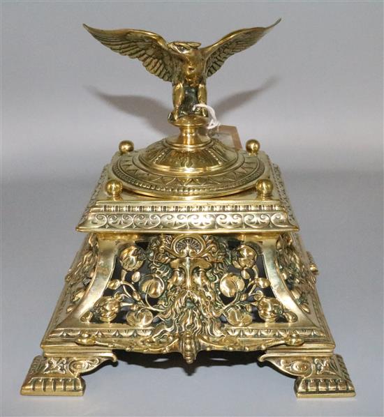19th Century table top ink stand